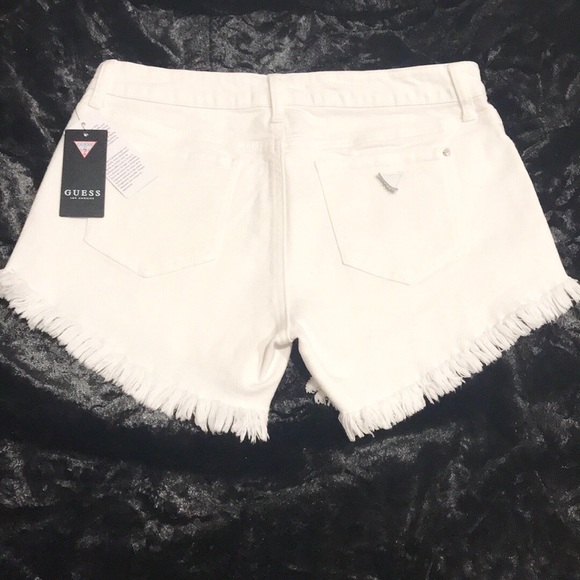 GUESS Short Denim Riley Optic White. 29 - Picture 7 of 8